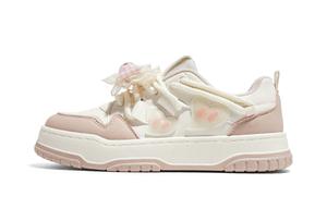 Непромокаемые и устойчивые к истиранию низкие кроссовки для скейтбординга women's RENBEN, розовый