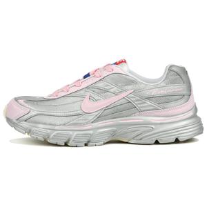 Инициатор амортизация, износостойкие низкие повседневные кроссовки для бега unisex silver pink Nike, розовый