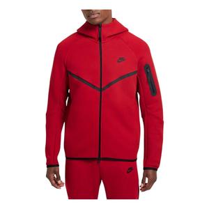 Куртка Nike Tech Fleece Windrunner Full-Zip Jacket 'Gym Red Black'