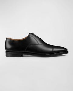 Мужские оксфордские лоферы Bristol с закрытым носком John Lobb, цвет Black