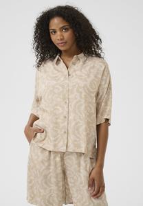 Блузка на пуговицах KABARTON Kaffe, бежевый