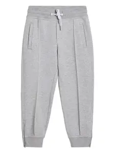 Спортивные брюки с молниями Brunello Cucinelli Kids, серый