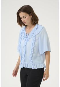 Блуза KANINNA Kaffe, светло-голубой