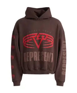 Двусторонняя толстовка с капюшоном для тура "Жизненное наследие". Represent, коричневый