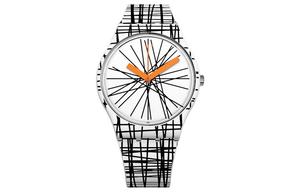 SWATCH Часы Unisex 34mm White Watch GW183, White