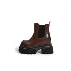 Короткие женские ботинки челси Milan love song, Brown