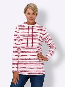 Рубашка с длинными рукавами с принтом гортензии и экрю Sieh an!