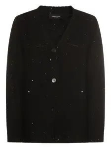 Кардиган с украшенными пуговицами Fabiana Filippi, черный