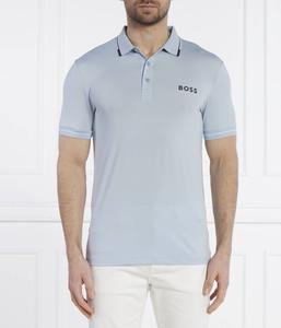 Рубашка поло Boss Green, синий