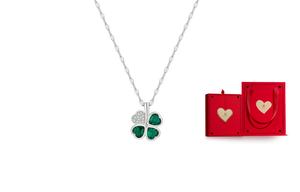 HMZ Ожерелье из стерлингового серебра 925 пробы для женщин