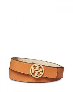 Двусторонний кожаный ремень с логотипом Tory Burch