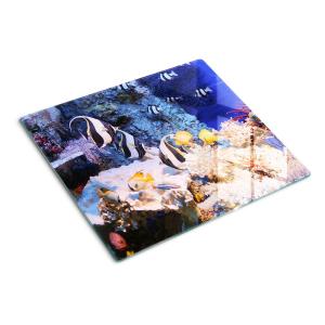 Тарелка 60x52 см Коралловый риф TULUP, мультиколор/champagner