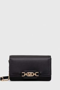 Кожаная сумка MICHAEL Michael Kors, черный