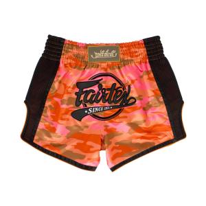 Шорты Fairtex Muay Thai Shorts - BS1711 Orange Camo, оранжевый