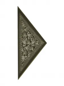 Шарф с узором пейсли Etro, зеленый