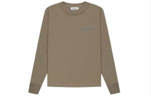 Детская футболка Fear Of God Essentials, серо-коричневый