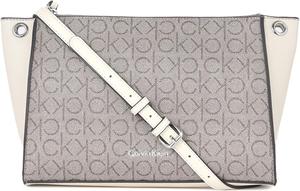 Женская сумка через плечо Calvin Klein Reyna, Almond/Taupe/White Logo