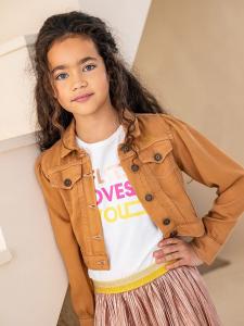 Джинсовая куртка Like Flo, оранжевый