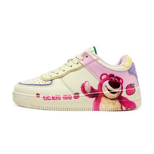 Disney Кроссовки для скейтбординга Strawberry Bear Series с противоскользящей подошвой, устойчивые к истиранию и дышащие, женские, черные, цвет Black