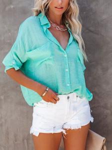 Блуза Milan Kiss, бирюзовый