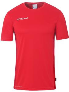 Спортивная рубашка "Progressive 28 Poly Short Sleeve" красного цвета uhlsport