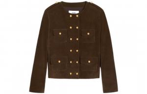 Кожаная куртка женская коричневая Celine