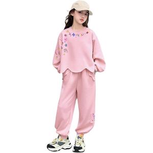 Повседневная спортивная одежда для подростков весна-осень Disney, розовый