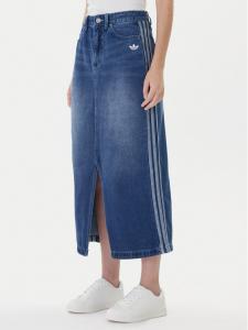 Джинсовая юбка regular fit adicolor 3-Stripes JW2658 Adidas, синий