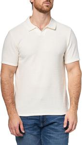 GUESS Мужская короткая рукав Joel Knit Johnny рубашка, Salt White