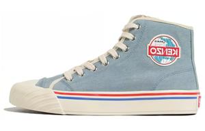 Нашивка с логотипом. Высокие кроссовки женские KENZO, Blue