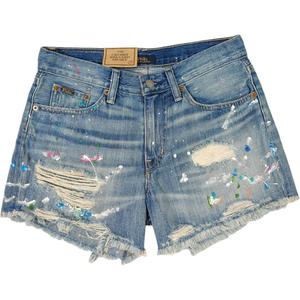 Джинсовые шорты женские Polo Ralph Lauren, синий