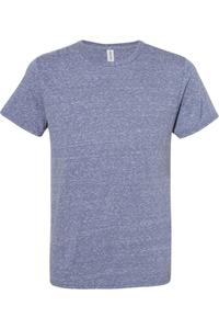 Футболка JERZEES Snow Heather Jersey Crew, цвет denim