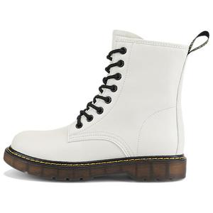 Женские ботинки DAPHNE Martin высокие на шнуровке, белый