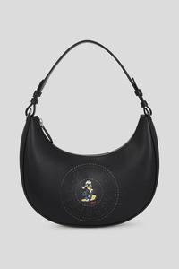 Кожаная сумка KL X Disney Karl Lagerfeld, черный