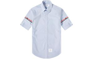 Thom Browne Мужская рубашка, светло-голубые, с острым воротником, средней толщины, другие цвета