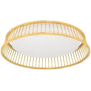 Потолочный светильник EGLO "LUPPINERIA" Ø 45,00 см, Высота: 9,50 см., коричневый/белый