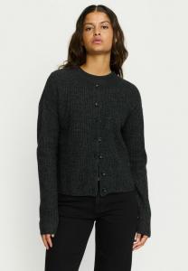 Кардиган Soft Rebels WEST, Charcoal Melange/Dark Grey