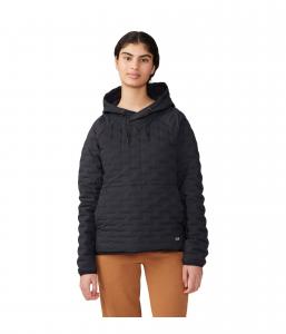 Худи Mountain Hardwear Stretchdown Light Pullover Hoodie, черный