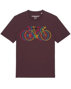 Рубашка Watapparel Fahrräder, темно-красный