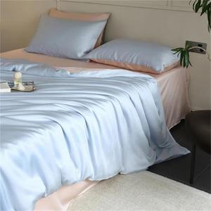 Generic Комплект постельного белья из шелка тутового шелкопряда однотонный
