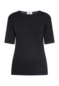 Тонкий вязаный свитер usha BLUE LABEL Sweater, черный