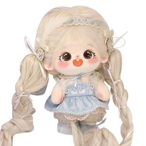 COTTON PLANET Белая золотая каштановая лебединая озерная кукла плюшевая кукла 20 см высота 22 см длина