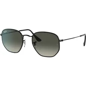 Солнцезащитные очки Ray-Ban Hexagonal Ray-Ban, Black/Grey Gradient