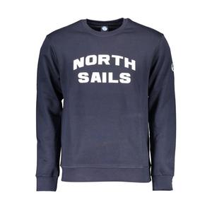 Синий хлопковый мужской свитер North Sails