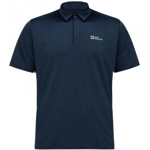 Shirt delgami polo m Jack Wolfskin, синий