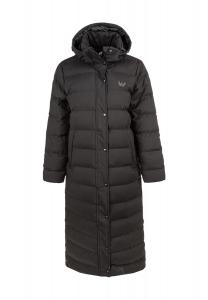Пуховик JOANA в модном фасоне большого формата WHISTLER, черный