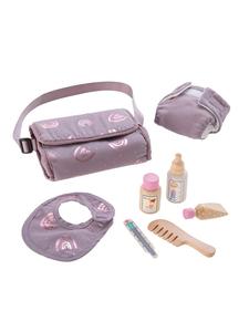 Сумка для пеленания куклы «Радуга», в комплекте 7 аксессуаров, для детей от 3 лет Howa