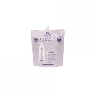 Alama Professional Eco Refill Color Шампунь для защиты цвета всех окрашенных и обработанных волос, розовый A Alama