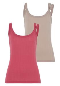 Топ Vivance, серый/розовый