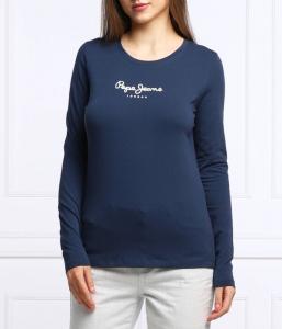 Блузка новая вирджиния Slim fit Pepe Jeans London, синий
